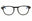 001 - shiny black/clear/blue-light block lens