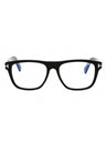 001 - shiny black/clear/blue-light block lens