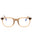 045 - shiny light brown/clear/blue-light block lens