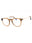 045 - shiny light brown/clear/blue-light block lens