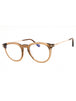 045 - shiny light brown/clear/blue-light block lens