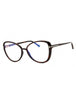 052 - dark havana/clear/blue-light block lens