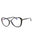 001 - shiny black/clear/blue-light block lens
