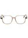 045 - shiny light brown / clear/blue-light block lens