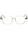 093 - shiny light green / clear/blue-light block lens