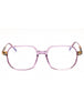 081 - shiny violet / clear/blue-light block lens