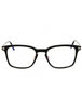 001 - shiny black/clear/blue-light block lens