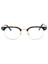 052 - dark havana/clear/blue-light block lens