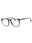 052 - dark havana/clear/blue-light block lens