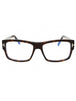 052 - Dark havana/Clear/Blue-light block lens