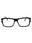 001 - shiny black/clear/blue-light block lens