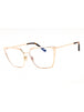 028 - shiny rose gold/Clear/Blue-light block lens