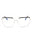 016 - shiny palladium/Clear/Blue-light block lens