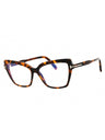 052 - dark havana/clear/blue-light block lens