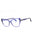 081 - shiny violet/clear/blue-light block lens