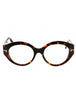 052 - dark havana / clear/blue-light block lens
