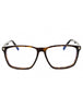052 - dark havana/clear/blue-light block lens