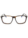 052 - dark havana/clear/blue-light block lens