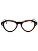 052 - dark havana / clear/blue-light block lens