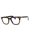 052 - dark havana/clear/blue-light block lens