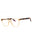045 - shiny light brown/clear/blue-light block lens