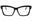 001 - shiny black/clear/blue-light block lens