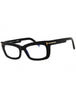 001 - shiny black/clear/blue-light block lens