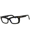 001 - shiny black/clear/blue-light block lens