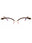 046 - matte light brown / clear/blue-light block lens