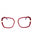 075 - shiny fuxia/clear/blue-light block lens