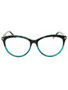 055 - coloured havana/clear/blue-light block lens