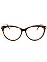 052 - dark havana/clear/blue-light block lens