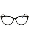 001 - shiny black/clear/blue-light block lens