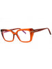 048 - shiny dark brown/clear/blue-light block lens