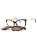 052 - dark havana/clear/blue-light block lens
