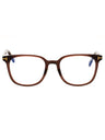 045 - shiny light brown/clear/blue-light block lens