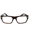052 - dark havana/clear/blue-light block lens