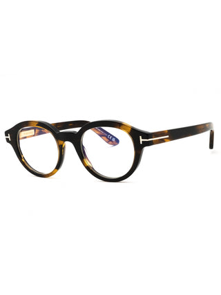Tom Ford FT6037-B acetate Round Men's Eyeglasses-Beverly Hills Eyewear