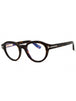 052 - dark havana/clear/blue-light block lens