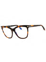 052 - dark havana/clear/blue-light block lens