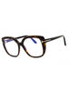 052 - dark havana/clear/blue-light block lens