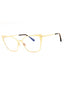030 - shiny deep gold/clear/blue-light block lens