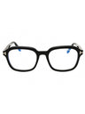 001 - shiny black/clear/blue-light block lens