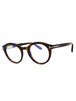052 - dark havana/clear/blue-light block lens