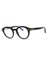 001 - shiny black/clear/blue-light block lens