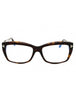 052 - dark havana/clear/blue-light block lens