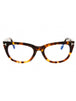055 - coloured havana/clear/blue-light block lens