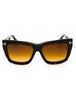 052 - dark havana/clear/blue-light block lens