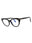 001 - shiny black/clear/blue-light block lens