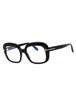 001 - Shiny black/clear/blue-light block lens